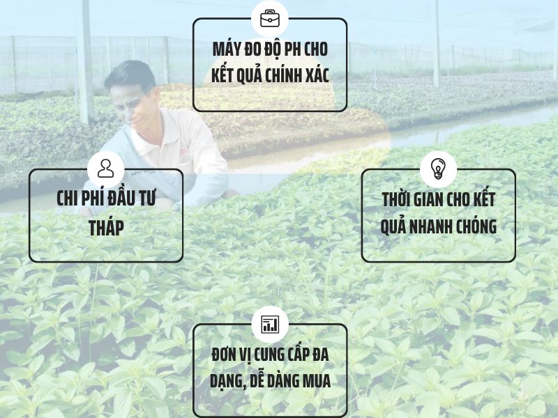 Tại sao nên sử dụng máy đo pH đất vào ngành trồng trọt