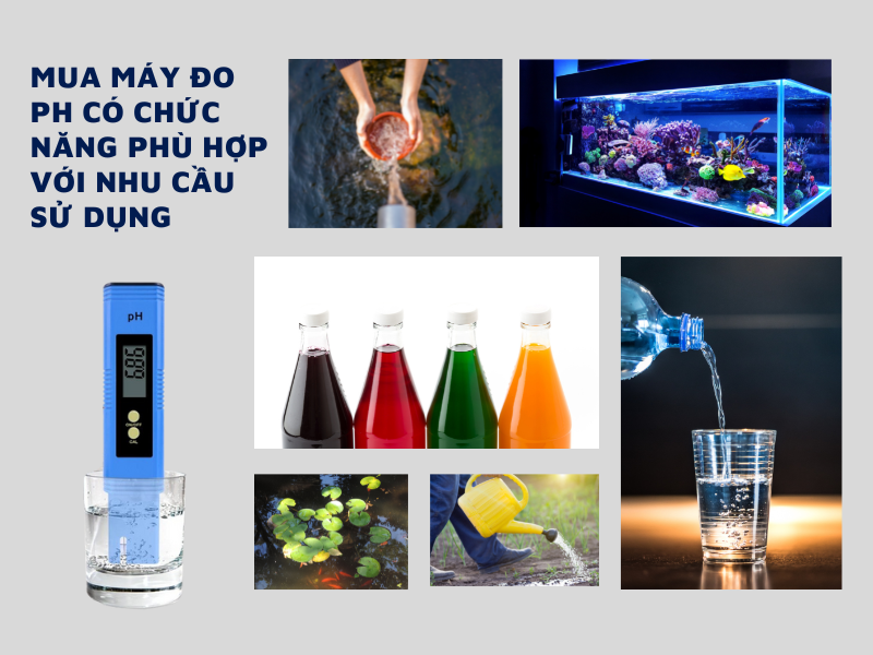 ỨNG DỤNG CỦA MÁY ĐO PH NƯỚC