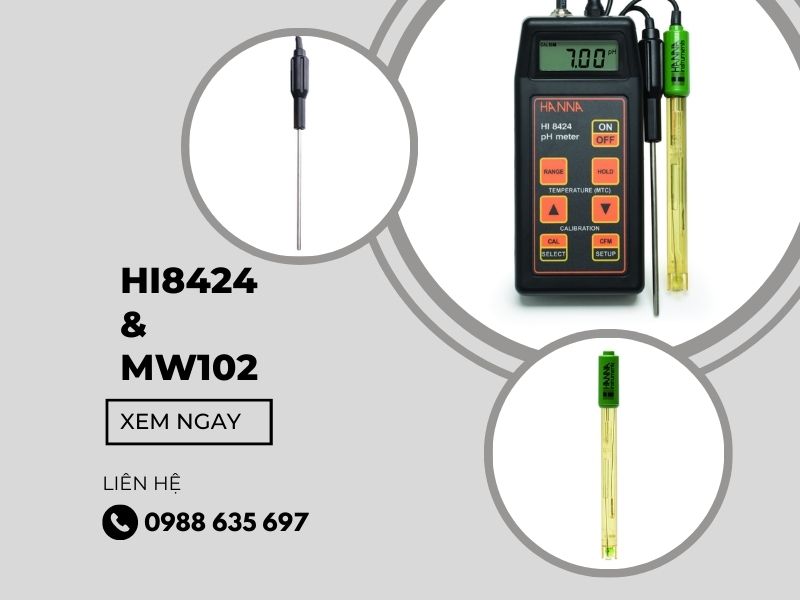Ưu điểm nổi bật của máy đo pH cầm tay HI8424