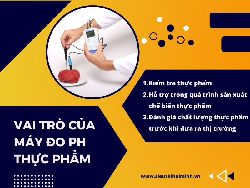 Vai trò của bút đo pH thực phẩm