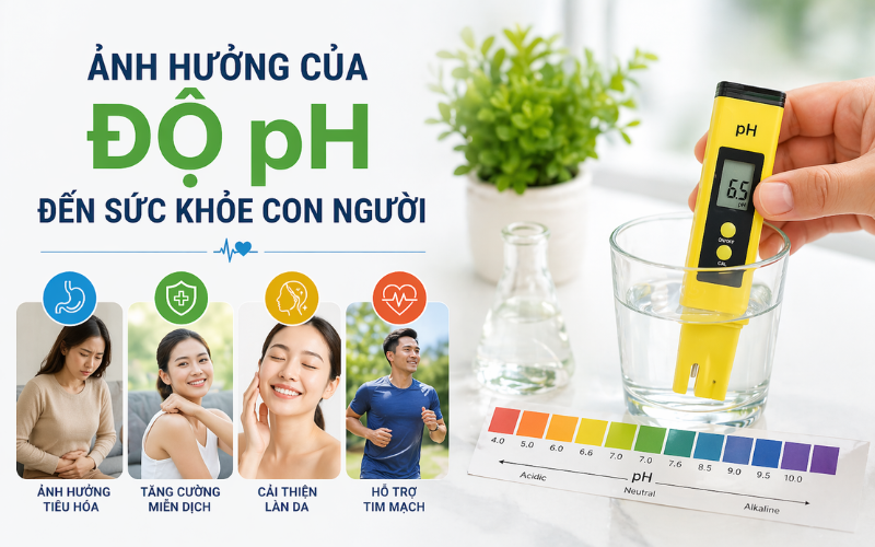 Ảnh hưởng của độ ph đến sức khỏe con người