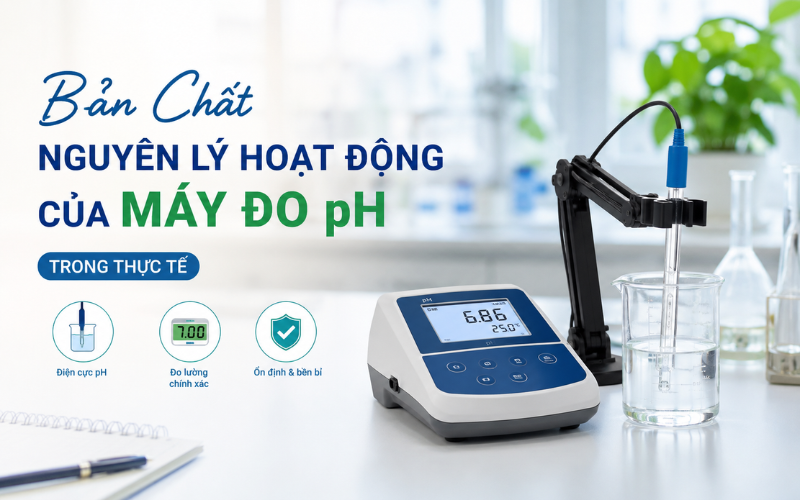 Bản Chất Nguyên Lý Hoạt Động Của Máy Đo pH Trong Thực Tế