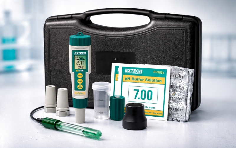 Bộ KIT đo pH/Chlorine/ORP và nhiệt độ EXTECH EX900