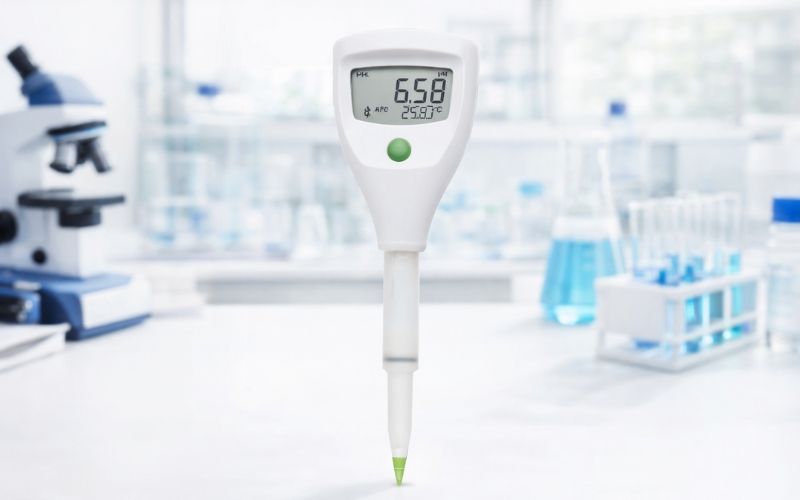 Bút đo pH/nhiệt độ HALO2 Bluetooth trực tiếp trong đất và nước HI9810302