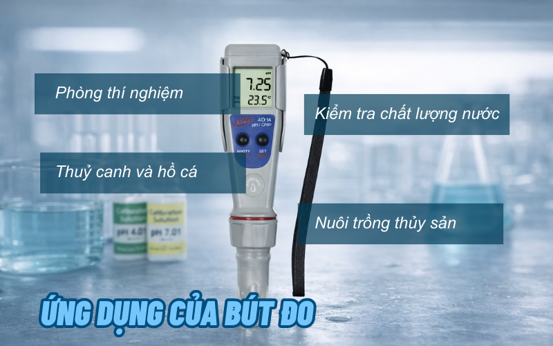 Bút đo pH/ ORP/ Temp bỏ túi Adwa AD14