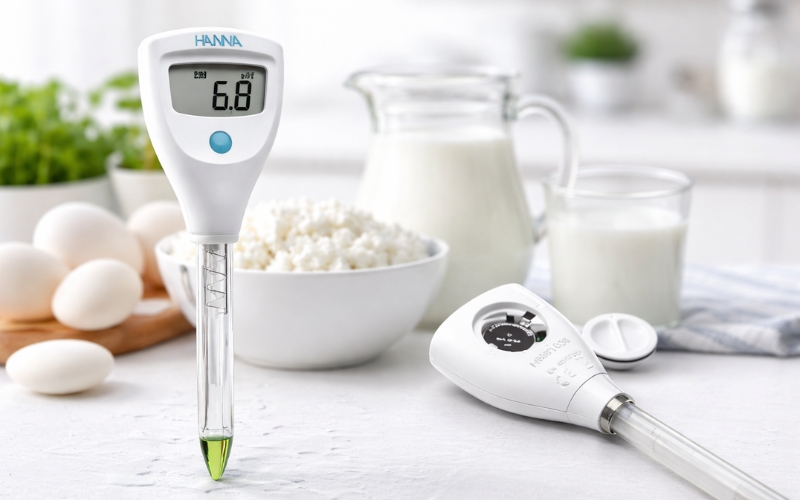Bút đo pH trong sữa HI981034