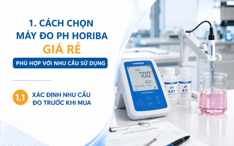 Xác định nhu cầu đo trước khi mua