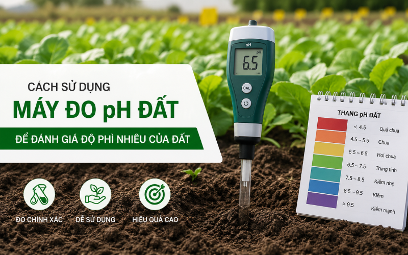 Cách Sử Dụng Máy Đo pH Đất Để Đánh Giá Độ Phì Nhiêu Của Đất