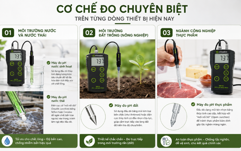 Cơ chế đo chuyên biệt trên từng dòng thiết bị hiện nay