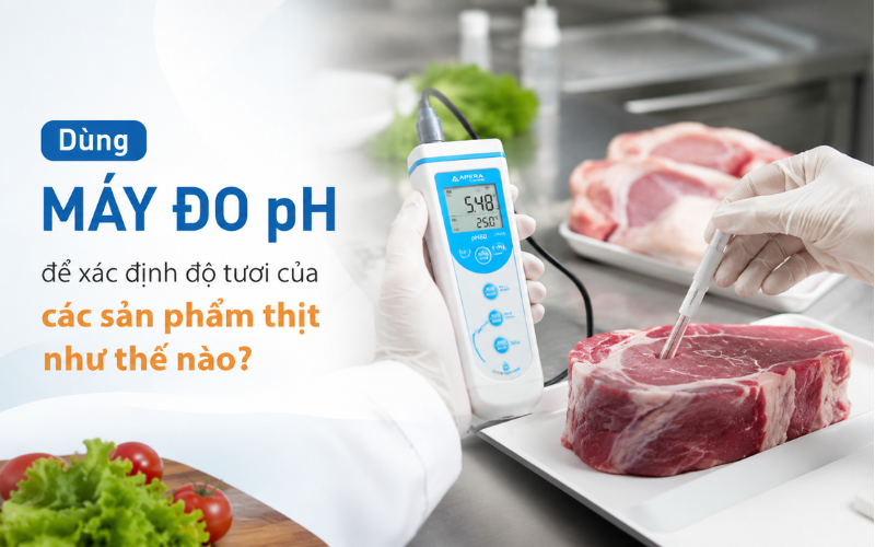 Dùng Máy Đo pH Để Xác Định Độ Tươi Của Các Sản Phẩm Thịt Như Thế Nào?
