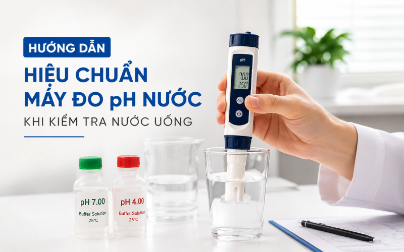 Hướng Dẫn Hiệu Chuẩn Máy Đo pH Nước Khi Kiểm Tra Nước Uống