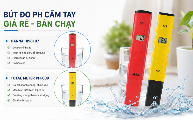 Máy đo ph cầm tay giá rẻ bán chạy