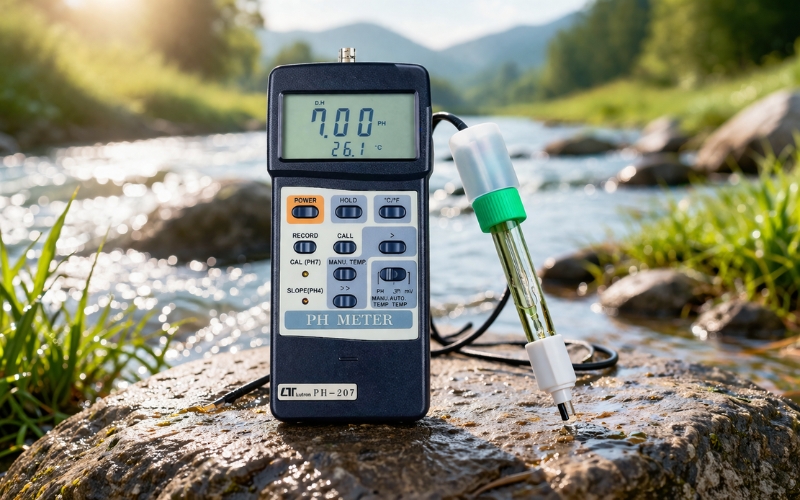 Máy đo pH cầm tay Lutron PH-207