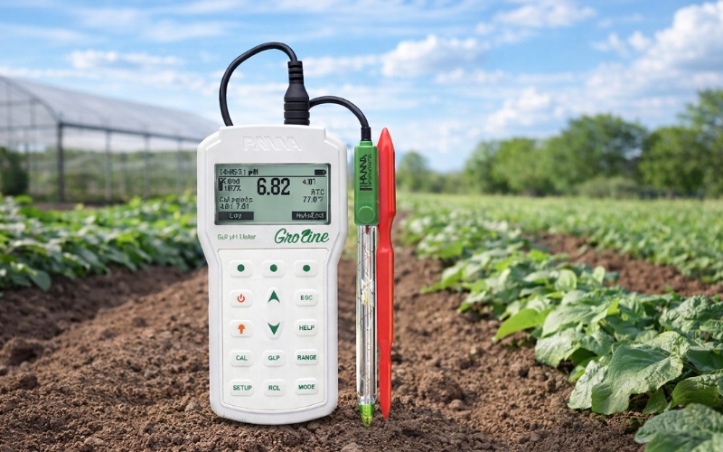 Máy đo pH đất GroLine HI98168