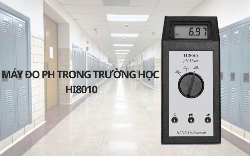Máy đo pH trong trường học HI8010