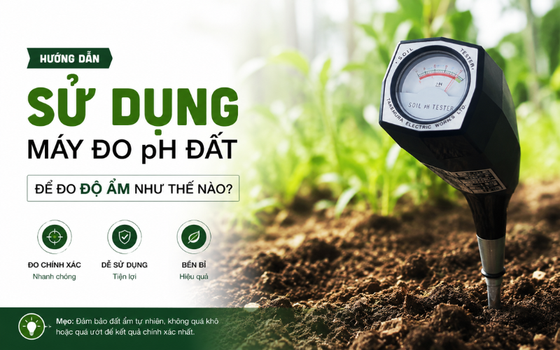 Sử Dụng Máy Đo pH Đất Để Đo Độ Ẩm Như Thế Nào
