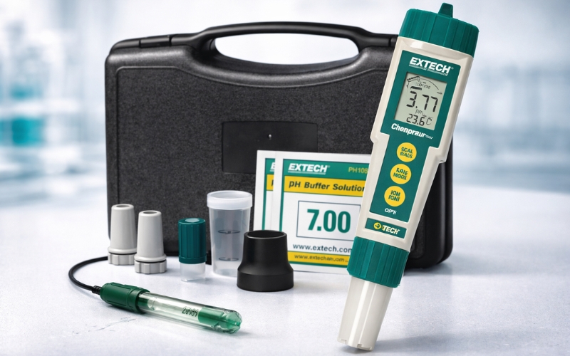 Thông số của Bộ KIT đo pH/Chlorine/ORP và nhiệt độ EX900