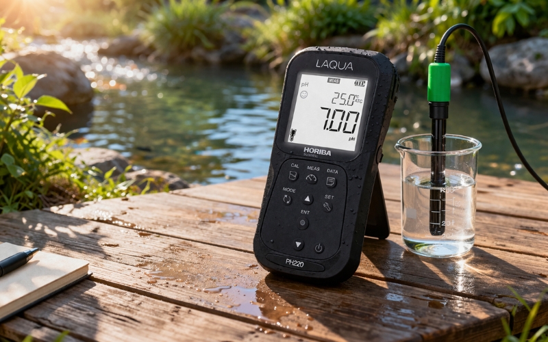 Thông số kỹ thuật của máy đo pH cầm tay Horiba PH220-K