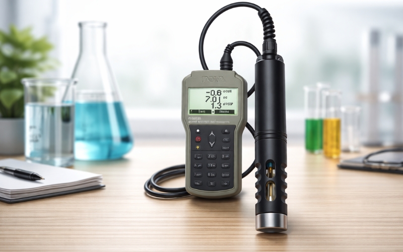 Hộp đựng Máy đo PH/ORP/EC/DO/Áp suất/Nhiệt độ Hanna HI98195