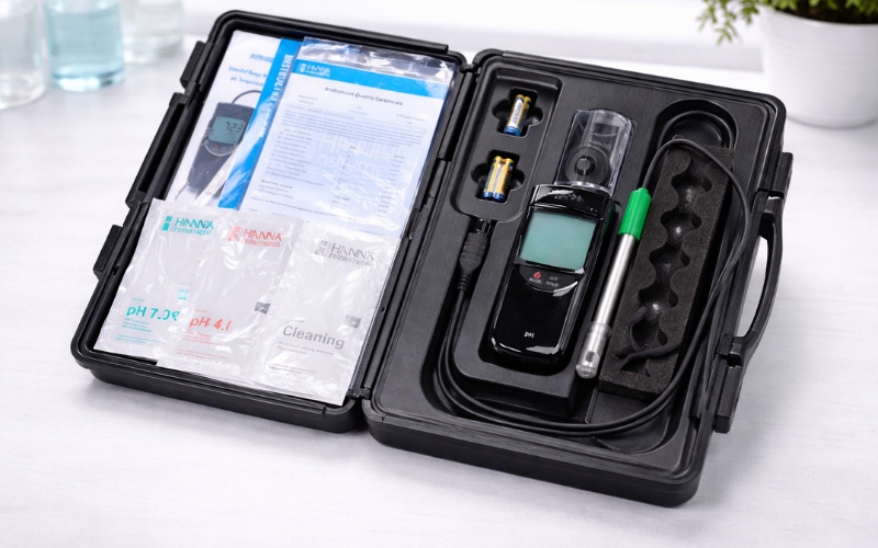 Thông số kỹ thuật của Máy đo pH/Nhiệt độ HI991001