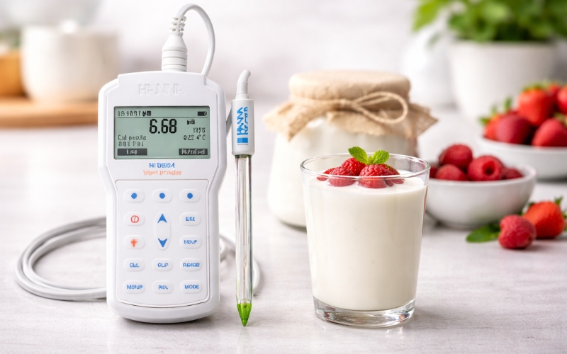 Thông số kỹ thuật Máy đo ph nhiệt độ sữa chua HI98164 