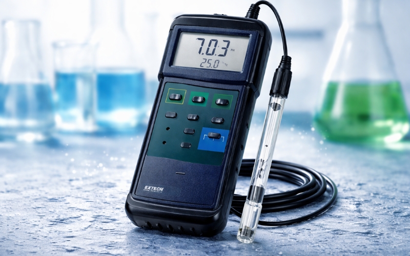 Thông số kỹ thuật của Máy đo pH/mV/Nhiệt độ EXTECH 407228