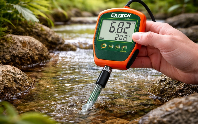 Điểm nổi bật của máy đo pH với thanh điện cực EXTECH pH220-S