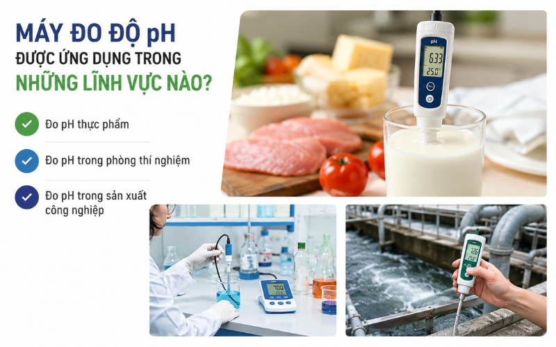 ứng dụng máy đo nồng độ ph trong đời sống