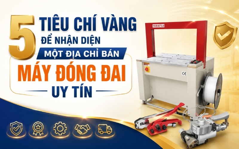 5 Tiêu chí vàng để nhận diện một địa chỉ bán máy đóng đai uy tín