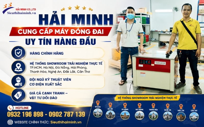 Hải Minh - Cung cấp máy đóng đai uy tín hàng đầu