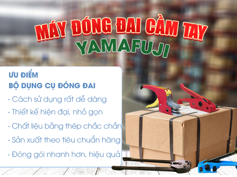Ưu điểm khi sử dụng dụng cụ siết đai yamafuji