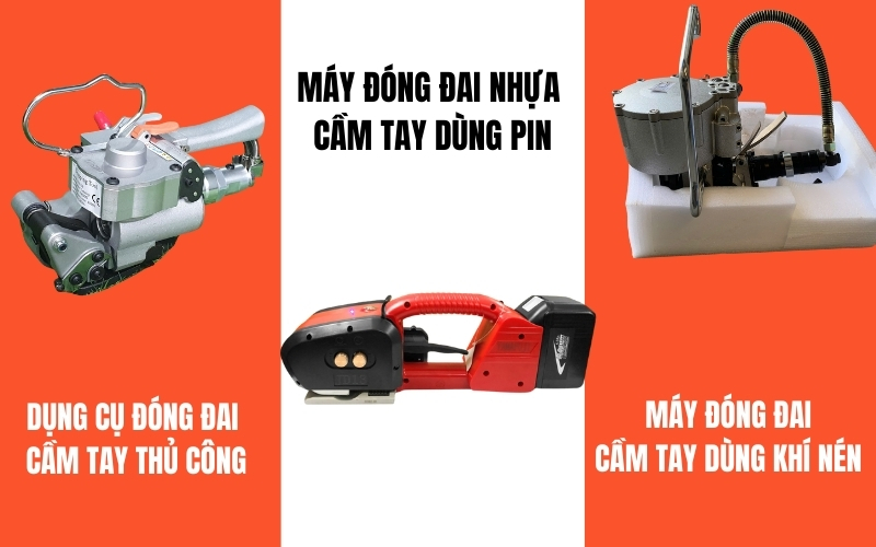 Phân loại máy đóng đai nhựa cầm tay