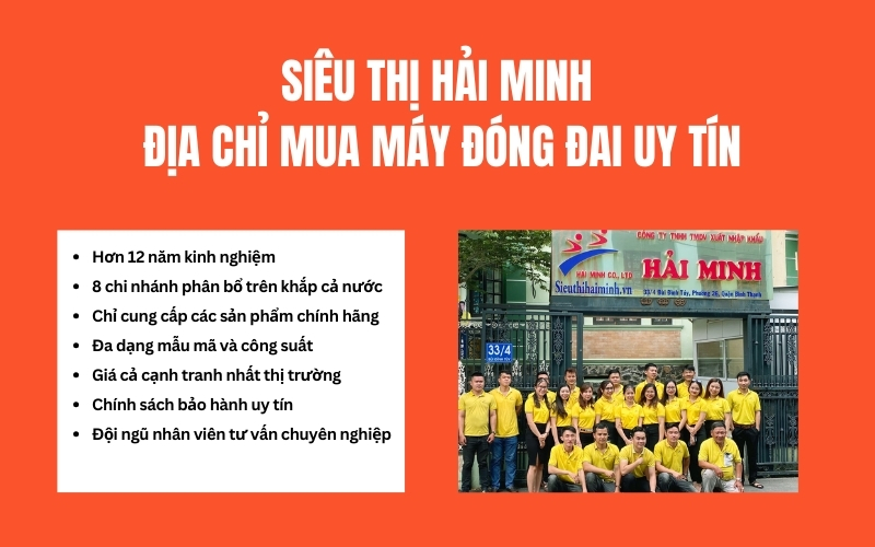 Gợi ý địa chỉ mua máy đóng đai nhựa cầm tay uy tín, giá tốt