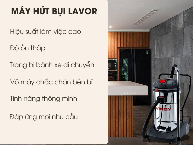 đặc điểm Máy hút bụi Lavor