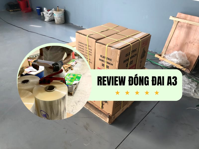 Bộ dụng cụ siết và kẹp đai nhựa A3