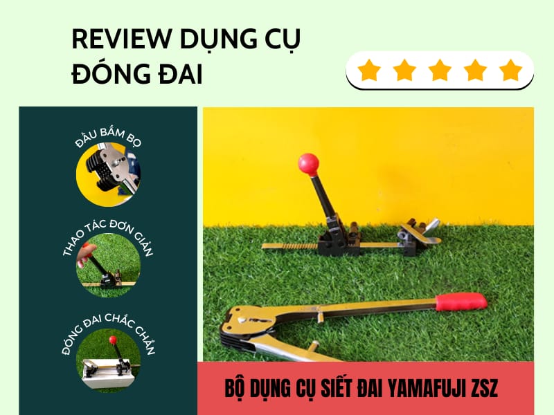 Bộ dụng cụ siết kẹp đai nhựa​ Yamafuji ZSZ