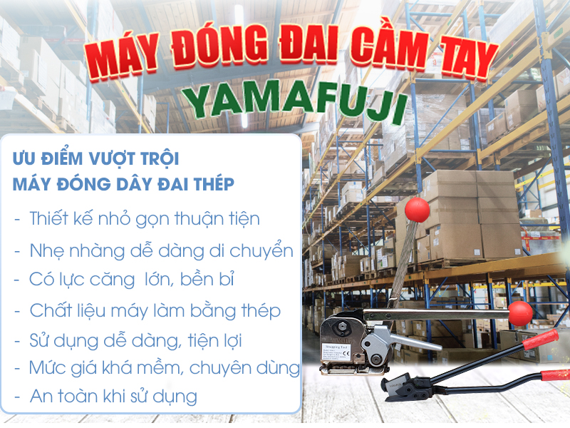 lợi ích đặc biệt máy đóng dây đai thép