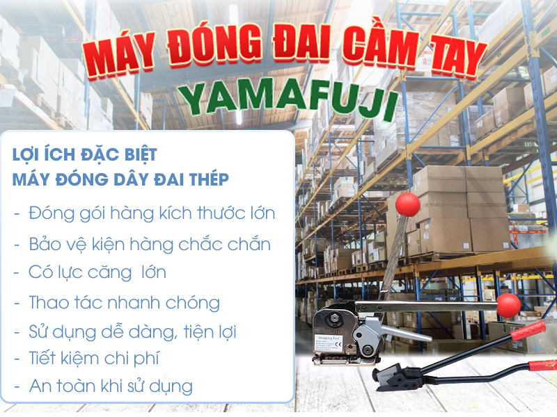 lợi ích đặc biệt máy đóng dây đai thép