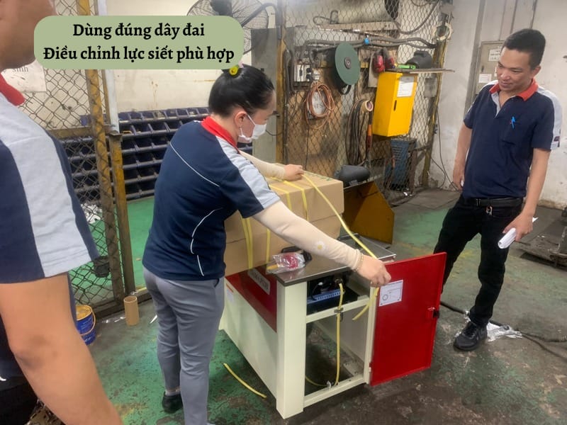 Mẹo sửa lỗi máy đóng đai bị tuột đai