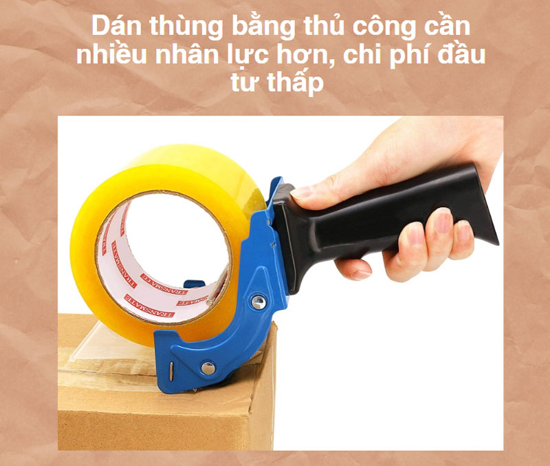 Dán thùng carton thủ công là gì?