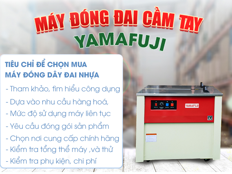 tiêu chí máy đóng dây đai nhựa