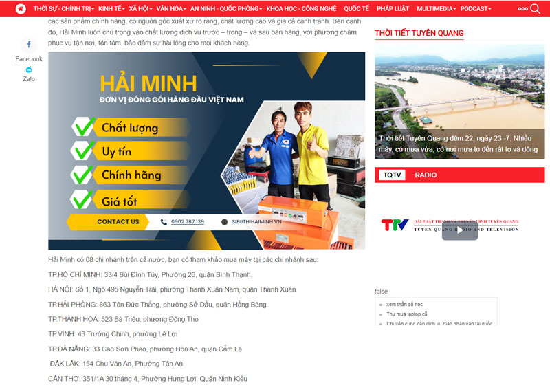 Hải Minh - đơn vị đóng gói hàng đầu hiện nay