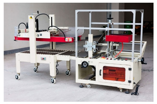 Dây chuyền cấp và dán thùng tự động Yamafuji SCE5040 và AS323