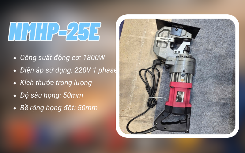 7 mẫu máy đột lỗ sắt hộp mạnh mẽ, giá tốt nhất hiện nay