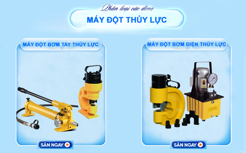 Phân loại máy đột thuỷ lực
