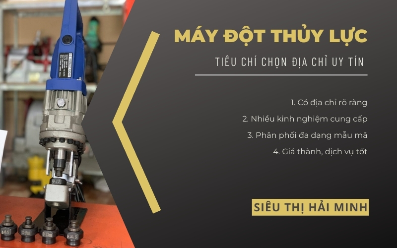 tiêu chí lựa chọn máy đột thủy lực uy tín