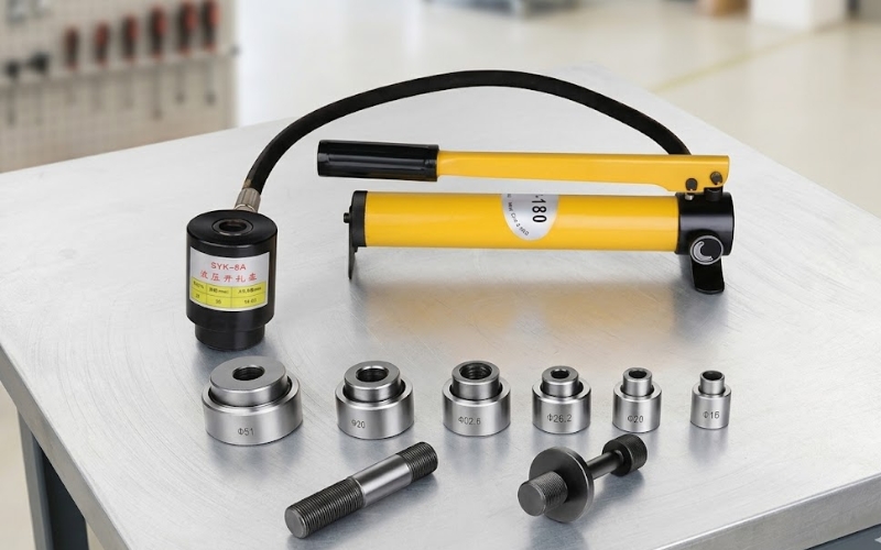 Bộ khoét tôn thủy lực SYK-8A (6 khuôn)