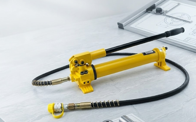 Bộ máy đột lỗ thủy lực CH60 bơm tay thủy lực CP700