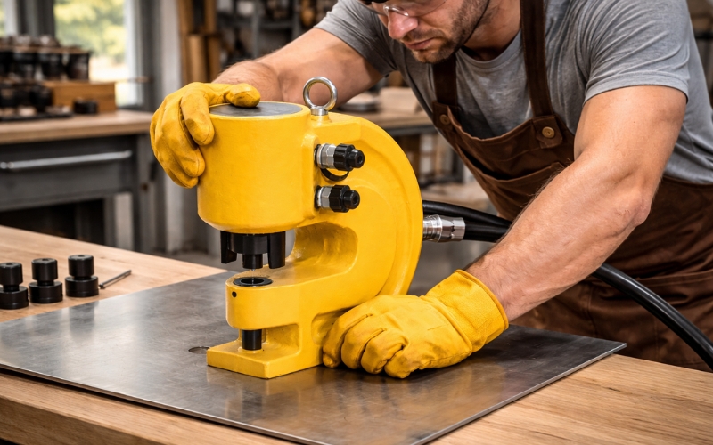 Đầu đột thủy lực HHM-80