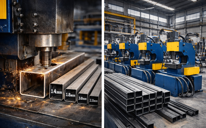 Đột lỗ sắt hộp 30x60, 40x80 cần lựa chọn như thế nào?